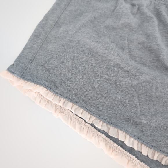 Victoria’s Secret Cotton Grey/Gray & Pink Ruffles Sleep Shorts - Size M - NWT - Picture 5 of 10